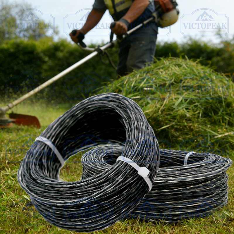 Outdoor Power Line - Two-colorTwist 2.4mm 15m Trimmer Line for