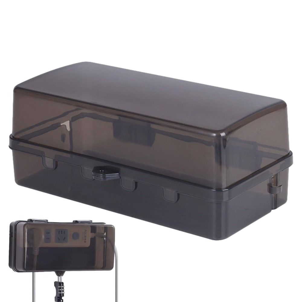 Outdoor Power Strip - Durable Plastic Plug Box Anti-theft Weatherproof