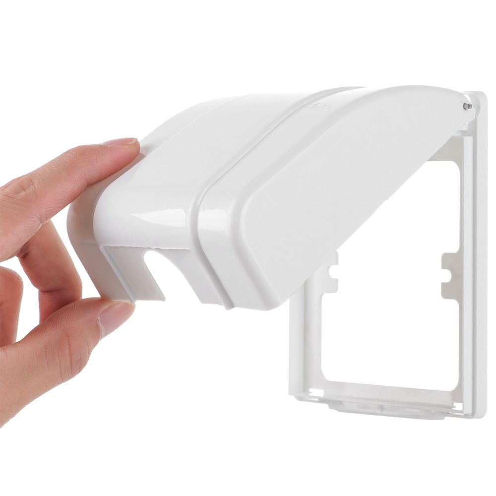 Outdoor Power Point Cover - Power Outlet Waterproof Safety Splash Box