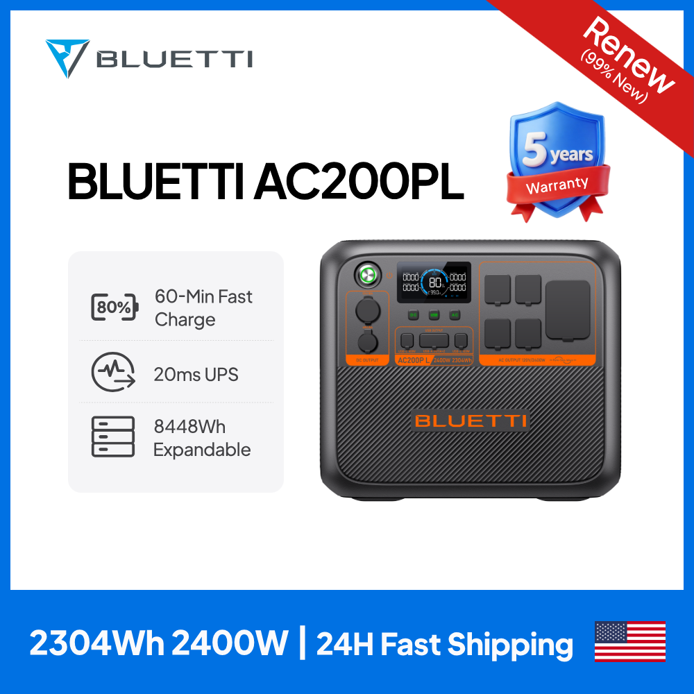 Outdoor Powerwall - BLUETTI AC200PL Portable Power Station |