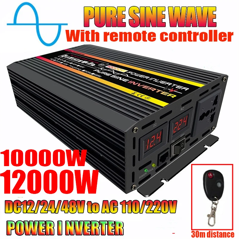 Outdoor Power Transformer - 10000/12000W Pure Sine Wave Power Inverter
