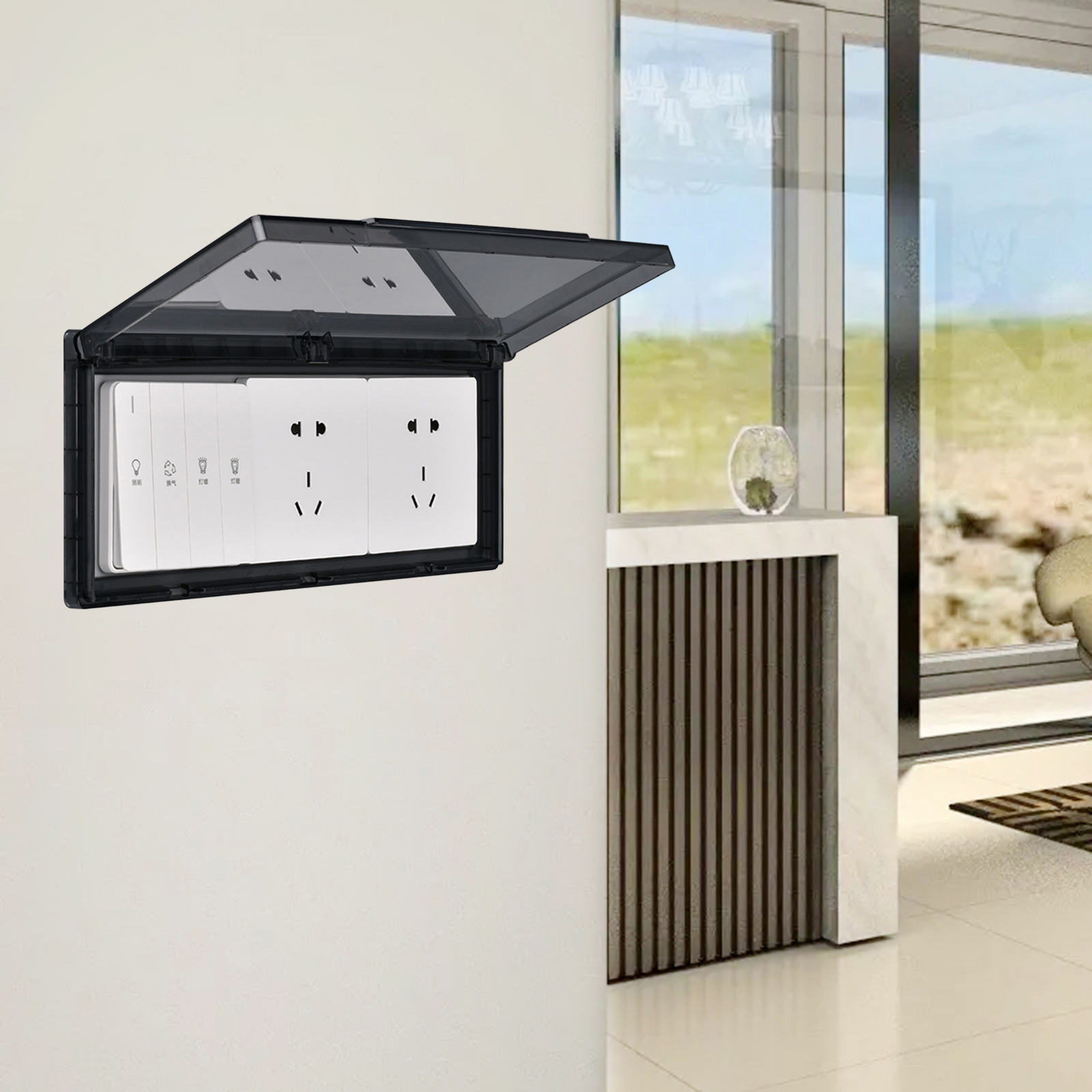 3 Gang Waterproof Outlet Cover - Outdoor Power Socket Cover review and price