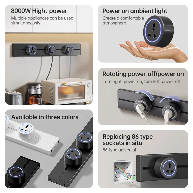 Hidden Wall Socket Power Rail  - Outdoor Power Strip review and price