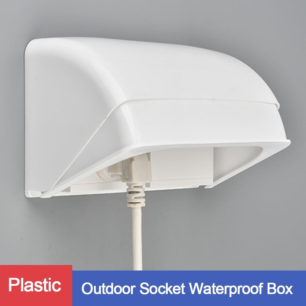 Wall-mounted Switch Protective - Outdoor Power Socket Cover review and price