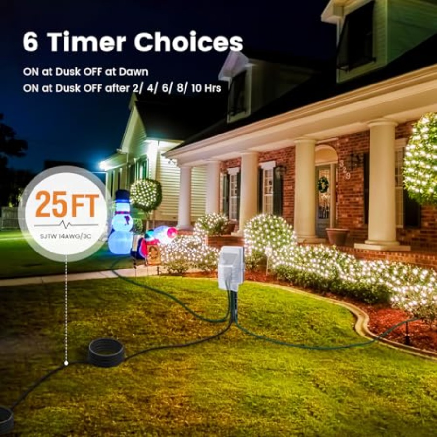 Outdoor Power Stake Dusk to Da - Outdoor Power Strip review and price