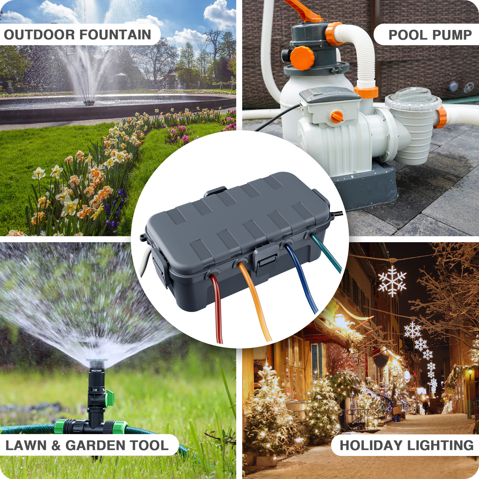 Outdoor Electrical Box Waterpr - Outdoor Power Strip review and price