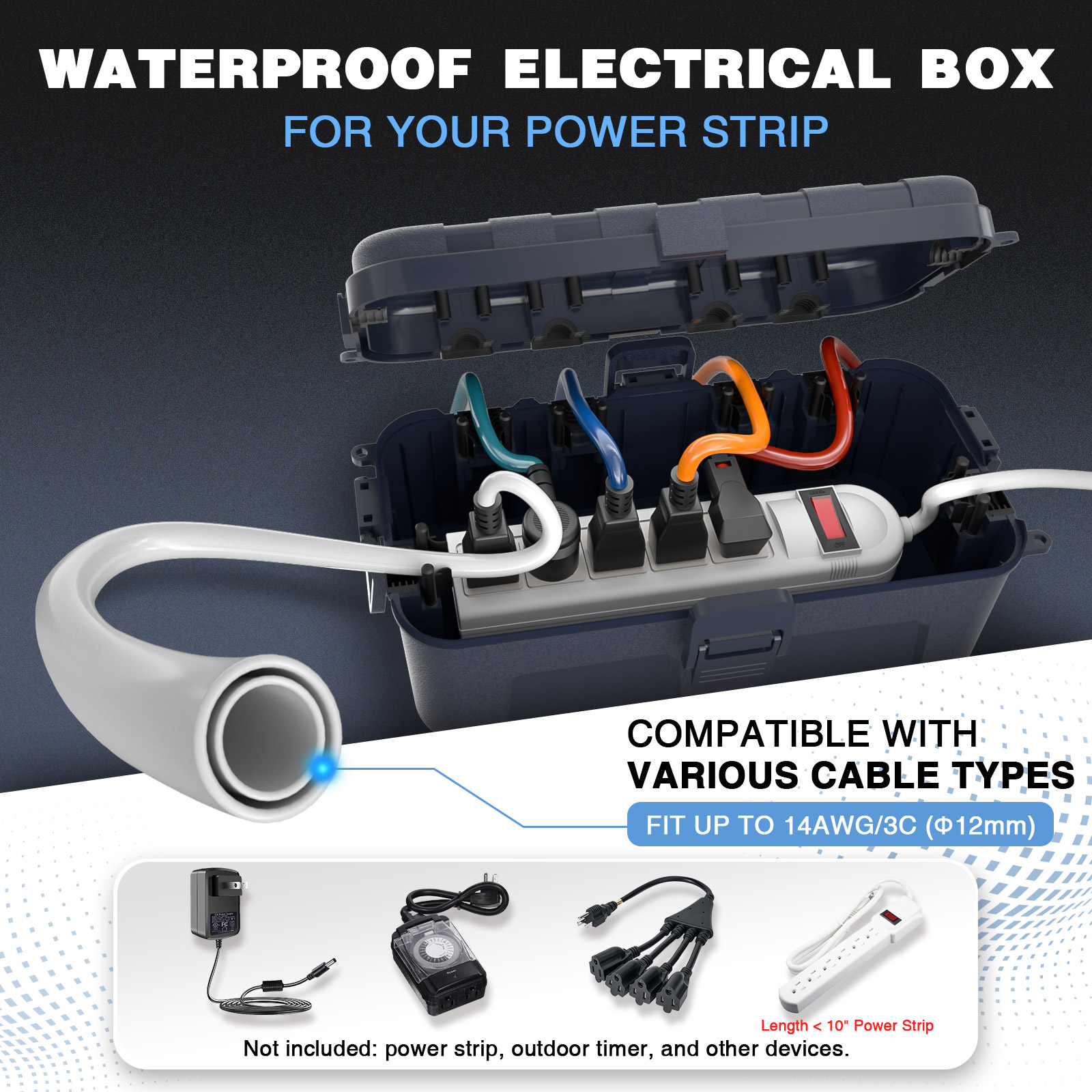Outdoor Electrical Box Waterpr - Outdoor Power Strip review and price