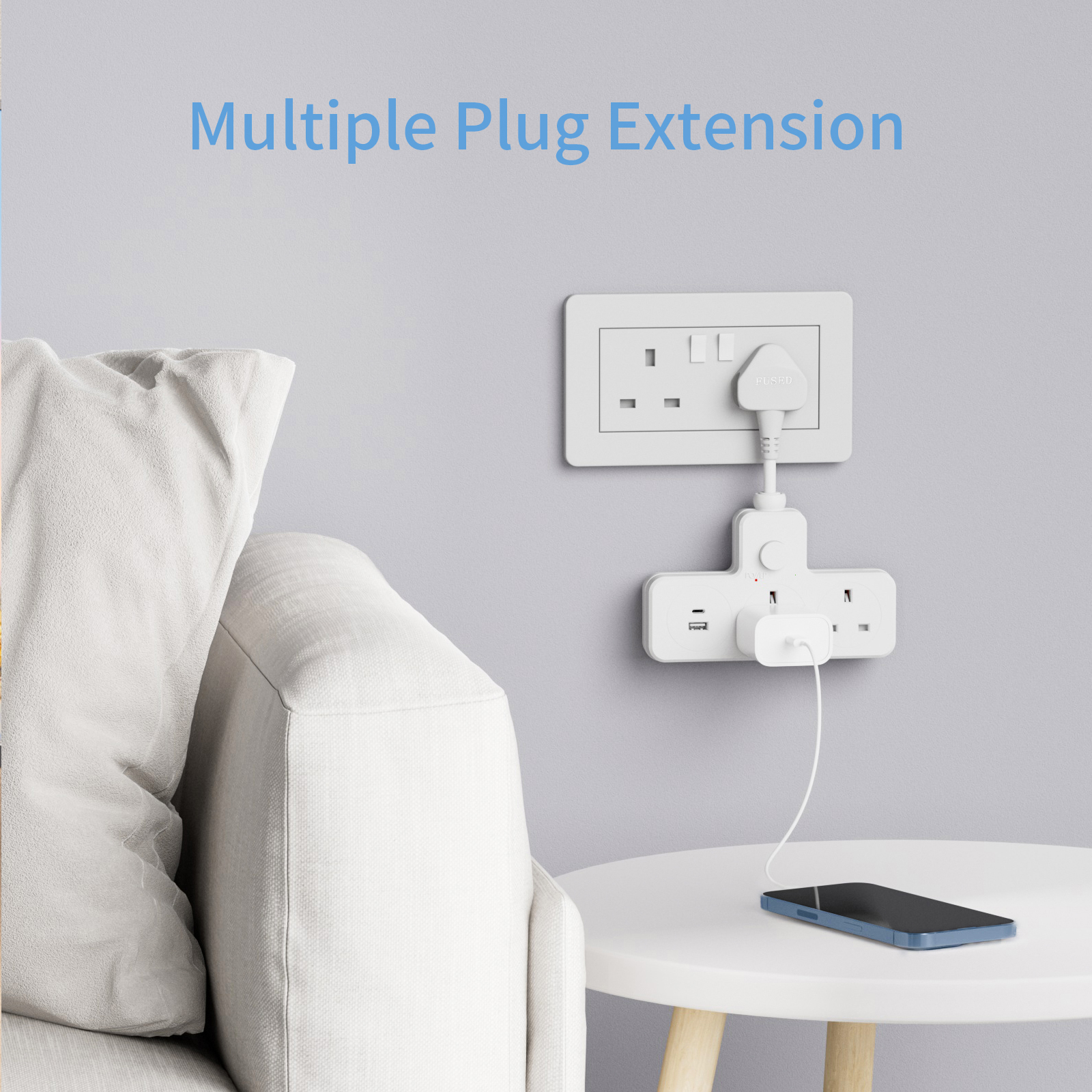 UK Power Plug Wall Outlet 13A  - Outdoor Power Strip review and price