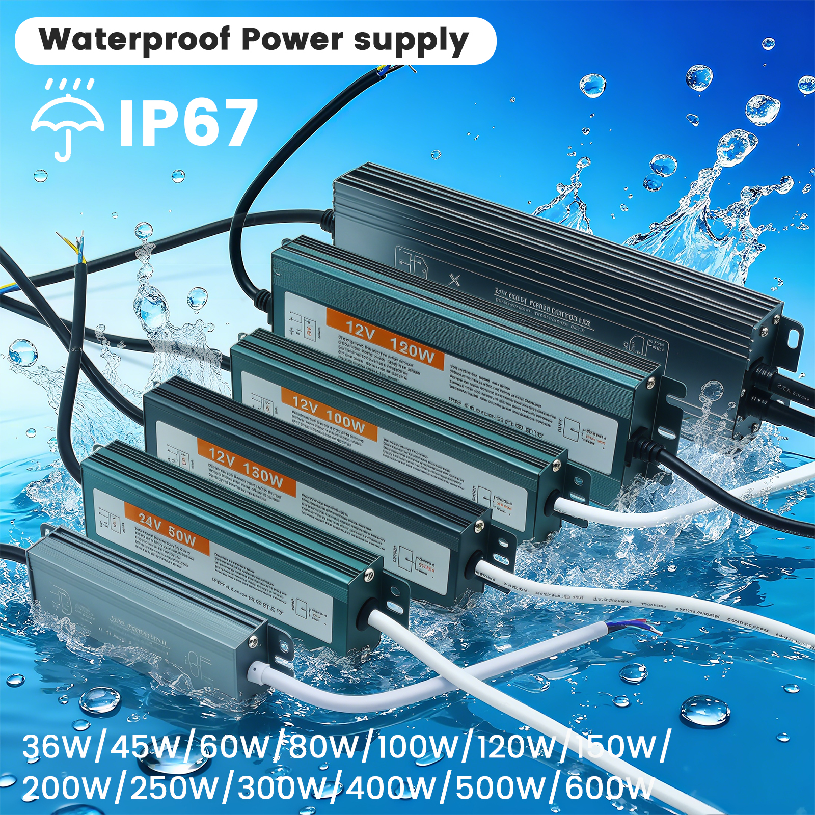 AC/DC Waterproof LED Power Sup - Outdoor Power Transformer review and price
