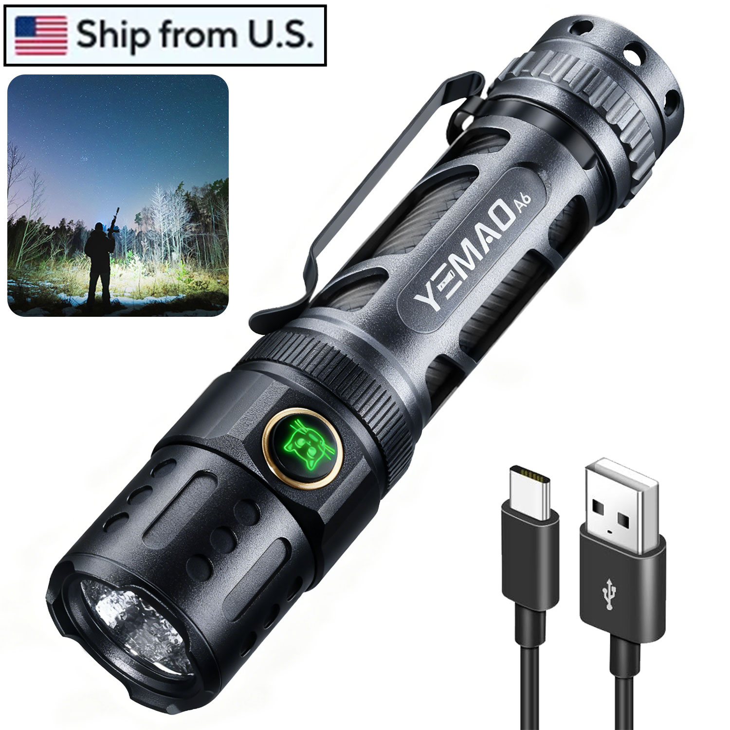 2200Lm Powerful LED Flashlight - Outdoor Power Group review and price