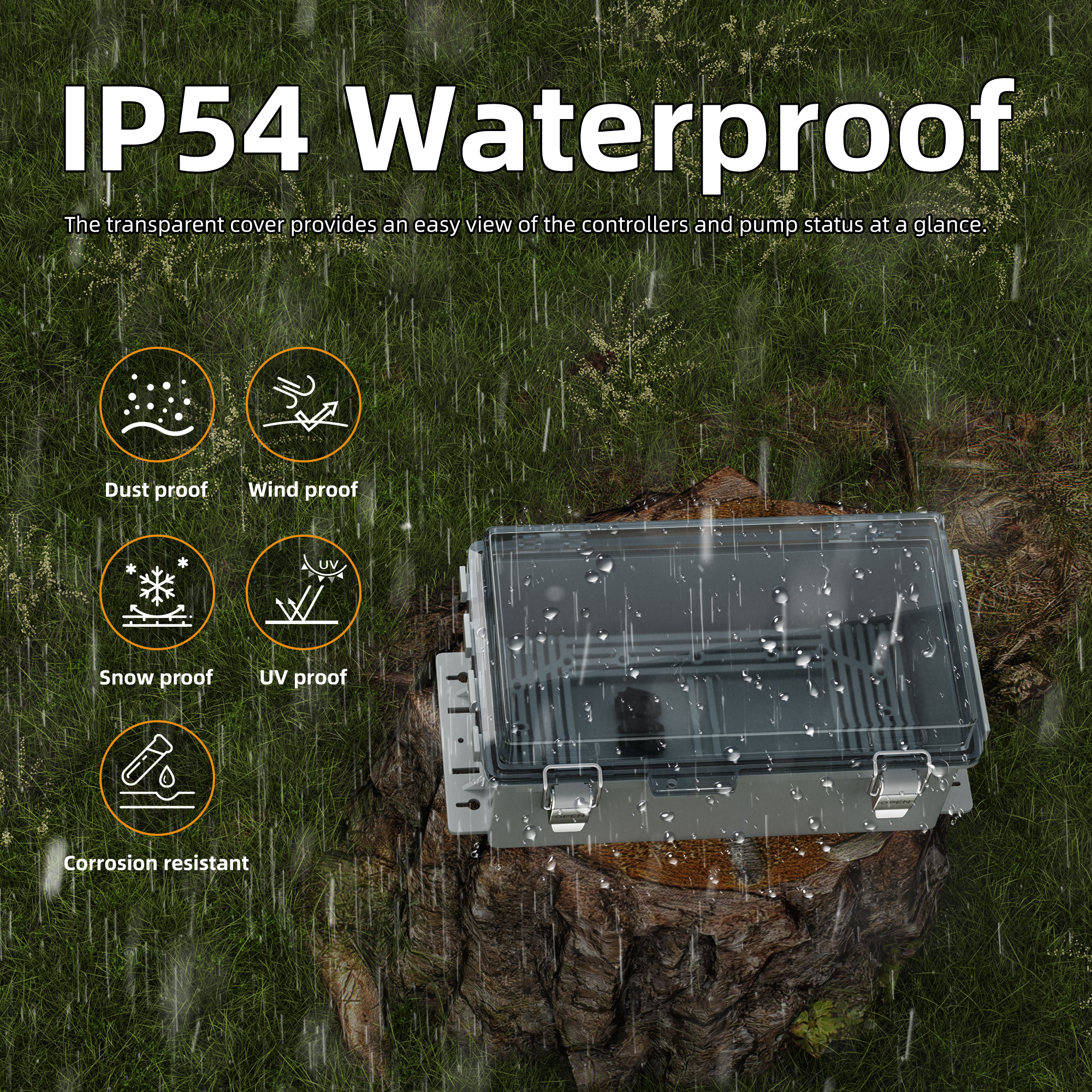 DaierTek 9x5x4.3“ Outdoor Exte - Outdoor Power Point Cover review and price