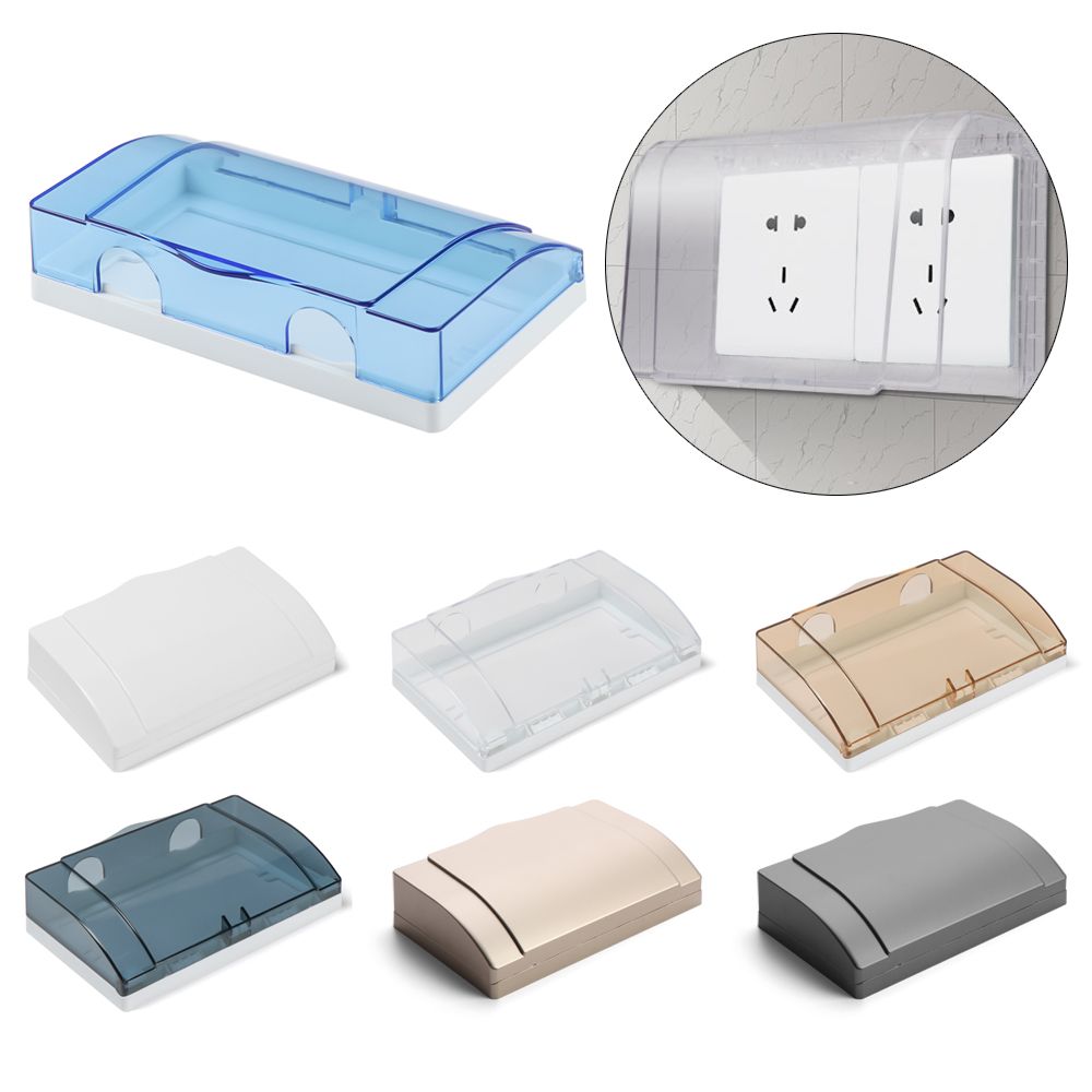 1PC 86 Type Double Socket Prot - Outdoor Power Socket Cover review and price