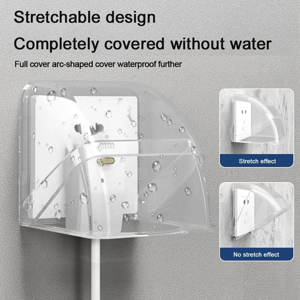 1Pcs 86 Type Socket Box Waterp - Outdoor Power Point Cover review and price
