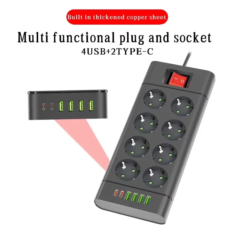 EU Plug Power Strip Outlet Ext - Outdoor Power Strip review and price