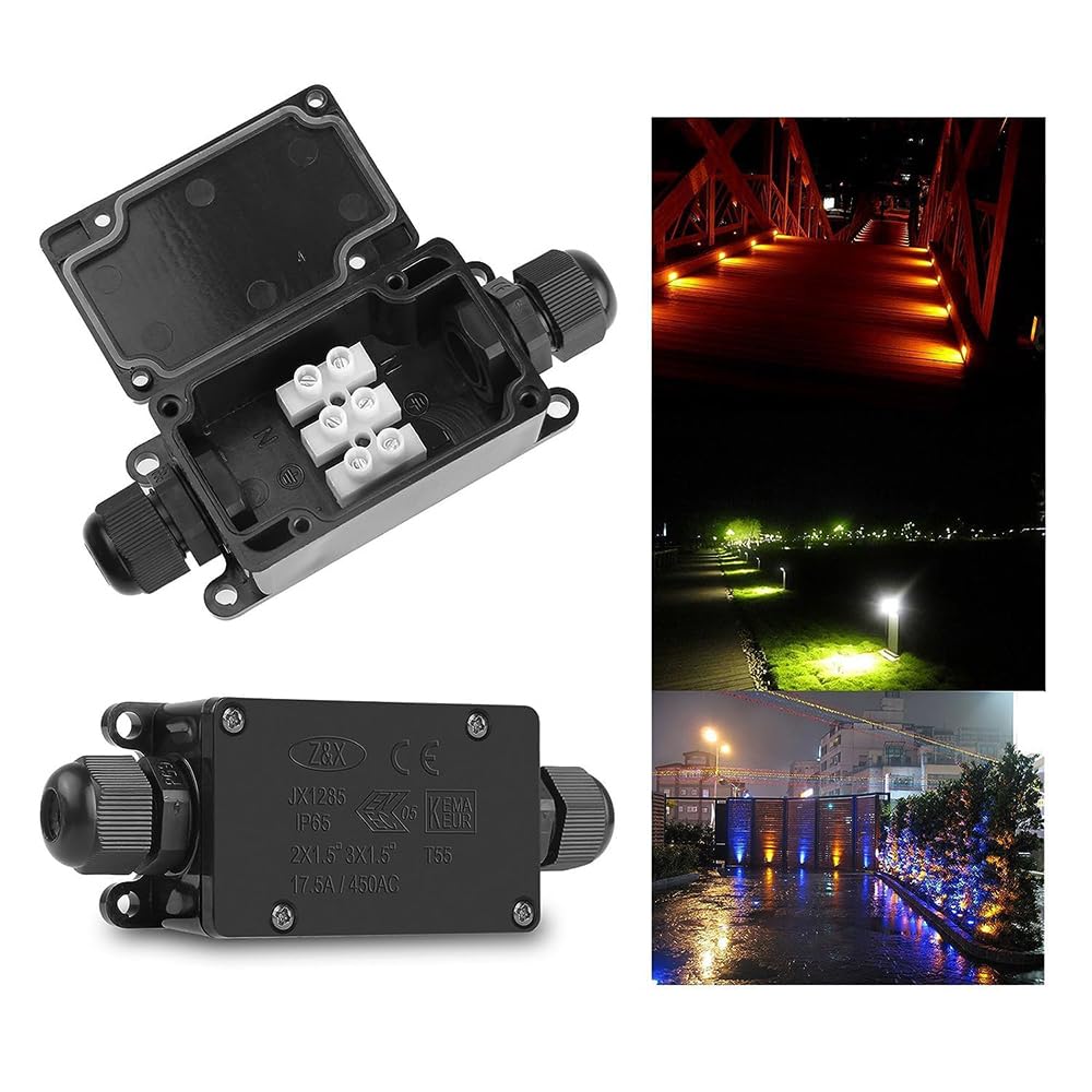 3pcs 2Way IP65 Waterproof Outd - Outdoor Power Line review and price