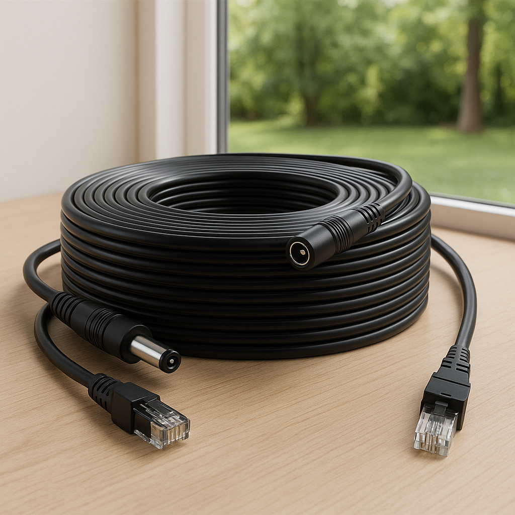 PoE Extension Cable with DC Po - Outdoor Power Strip review and price